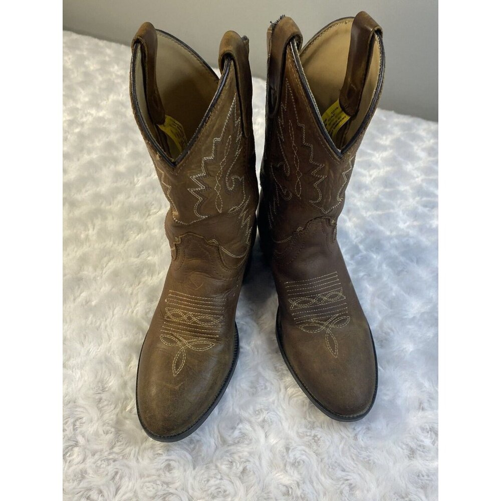 Dan Post Children’s Western Boots Size 12.5 DPC2003 Pull On Leather